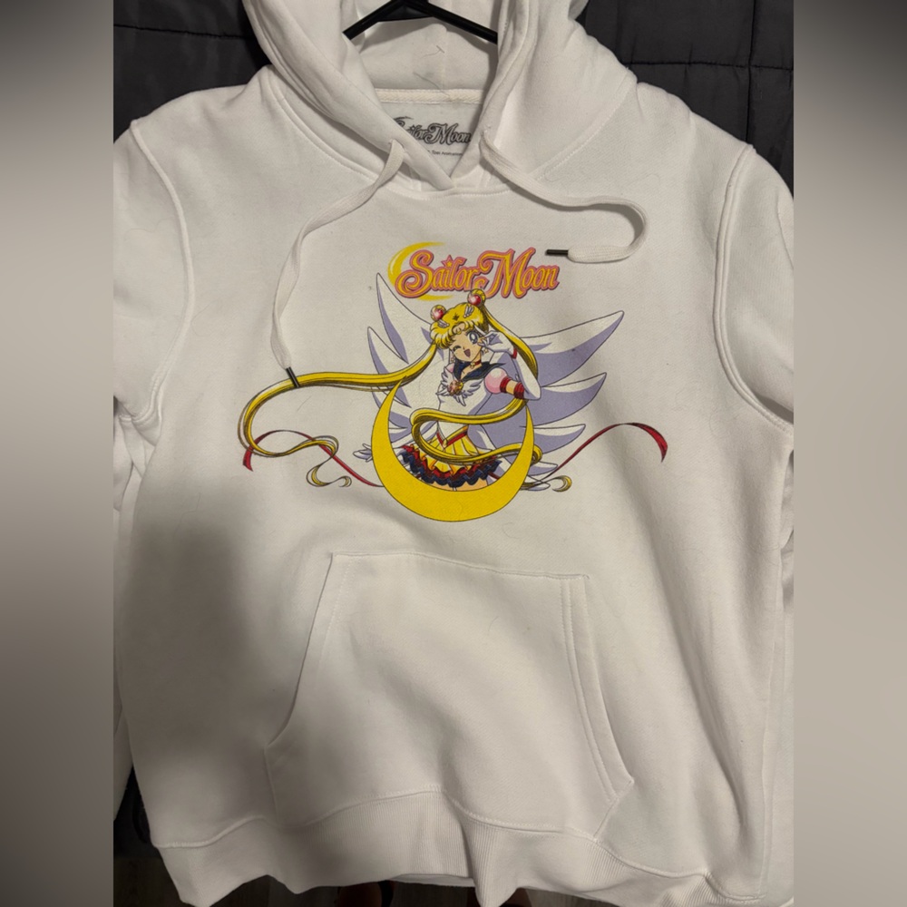 Sailor Moon White Hoodie